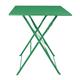 Bolero Perth Forest Green Pavement Style Square Table 600mm