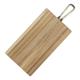 Olympia Rectangular Paddle Board Acacia Wood Metal Handles 615x260x20mm