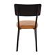 Bolero Metal & PU Side Chair Vintage Camel (4 Pack)