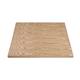 Bolero Pre-drilled Square Table Top Natural Ash Veneer 700mm