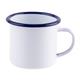 Olympia Enamel Mugs 350ml (Pack of 6)