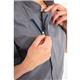 Chef Works Unisex Springfield Lightweight Short Sleeve Zipper Coat Ink Blue Size M
