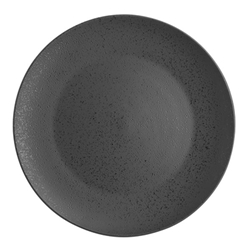 Olympia Fusion Round Black Coupe Plate 270mm (4 Pack)