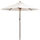Bolero Round Parasol 3m Diameter Cream