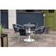Bolero Aluminium Round Table Top Dark Grey 580mm