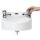Basix Polycarbonate Wash Hand Basin White
