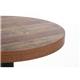 Bolero Pre-Drilled Round Table Top Urban Dark 600mm