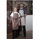 Southside Linen Blend Bib Apron Chocolate