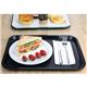 Olympia Kristallon Polypropylene Fast Food Tray Black Medium 415mm
