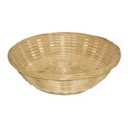 Olympia Wicker Round Bread Basket (6 pack)