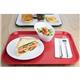 Olympia Kristallon Polypropylene Fast Food Tray Red Large 450mm