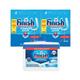 Finish Power Essential Dishwasher Tabs Lemon (Pack of 100) 3293852 - x2 + FREE Dishwasher Cleaner
