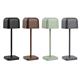 Olympia Lucca Table Lamp Squared Dome Sage 200mm