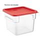 Hygiplas Polycarbonate Square Storage Container 5.5Ltr