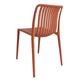 Bolero Verona Café Chairs Mild Orange (2 pack)