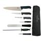 Victorinox 25cm Chef Knife with Hygiplas & Vogue Knife 7-Piece Set