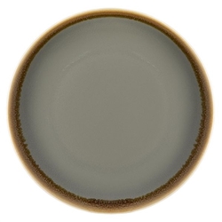 Olympia Kiln Round Coupe Plate Smoke 230mm (6 Pack)