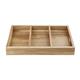 Olympia 3 Section Cutlery Tray Acacia Wood
