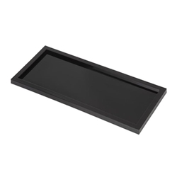 Hotel Complimentary Bathroom Presentation Tray Black