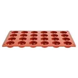 Pavoni Formaflex Silicone Pomponette Mould 24 Cup