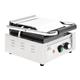 CaterBase Single Cast Iron Plate Contact Grill (Ribbed/Flat) - 1.8kW