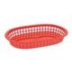 Olympia Oval Polypropylene Food Basket Red (6 Pack)