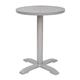 Bolero Aluminium Round Table Top Light Grey 580mm