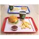Olympia Kristallon Polypropylene Fast Food Tray Red Small 345mm