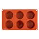 Pavoni Formaflex Silicone Muffin Mould 6 Cup