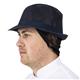 Trilby Hat with Snood Navy Blue M
