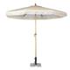 Bolero Sicily Round Striped Parasol 2.5m Diameter