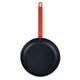 Hygiplas Aluminium Non-stick Teflon Platinum Plus Frying Pan with Red Handle 28cm