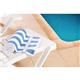 Mitre Comfort Splash Towel Blue