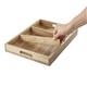 Olympia 3 Section Cutlery Tray Acacia Wood