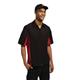 Chef Works Unisex Contrast Shirt Black & Red S
