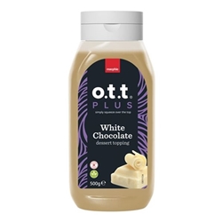 Macphie O.T.T PLUS White Chocolate Dessert Topping 500g