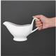 Olympia Whiteware Gravy Boats 340ml 12oz (6 pack)