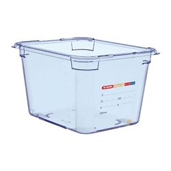 Araven ABS Food Storage Container Blue GN 1/2 200mm