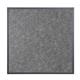 Bolero Black Brushed Mix Outdoor Tempered Glass Table Top Square Grey Trim 700mm