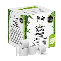 Cheeky Panda 3-Ply Toilet Tissue 200 sheets (Pack of 24) PFTOILT24