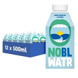 NOBL Spring Water Cartons 500ml (12 pack)