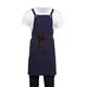 Southside Cotton Canvas Bib Apron Navy