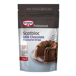 Dr Oetker Scotbloc Milk Chocolate Flavoured Drops 3kg