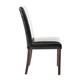 Bolero Faux Leather Dining Chair Black (2 pack)