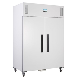 Polar G-Series Upright Double Door Fridge 1200Ltr White