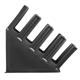 Olympia Kristallon Cup Holder 4-Slots Polypropylene Black