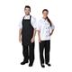 CaterBase Bib Aprons Polycotton Black (2 pack)