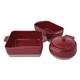 Olympia Red And Taupe Ceramic Roasting Dish 4.2Ltr