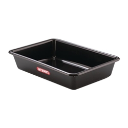 Araven Deep Food Tray Black 3Ltr