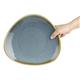 Olympia Kiln Triangular Plate Ocean 280mm (4 Pack)